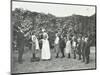 Children Being Weighed in the Garden, Montpelier House Open Air School, London, 1908-null-Mounted Photographic Print