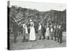 Children Being Weighed in the Garden, Montpelier House Open Air School, London, 1908-null-Stretched Canvas