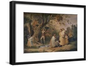 'Children Bird Nesting', 1789-William Ward-Framed Giclee Print