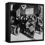 Children Bringing Scrap to the Block Office of Civilian Defense Headquarters. Chicago Nov, 1943-null-Framed Stretched Canvas