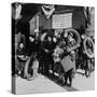 Children Bringing Scrap to the Block Office of Civilian Defense Headquarters. Chicago Nov, 1943-null-Stretched Canvas