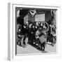 Children Bringing Scrap to the Block Office of Civilian Defense Headquarters. Chicago Nov, 1943-null-Framed Photo