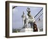 Children by Chorten, Nepal-Michael Brown-Framed Photographic Print