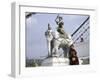 Children by Chorten, Nepal-Michael Brown-Framed Photographic Print