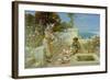 Children by the Mediterranean-William Stephen Coleman-Framed Giclee Print