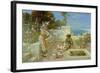 Children by the Mediterranean-William Stephen Coleman-Framed Giclee Print