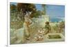 Children by the Mediterranean-William Stephen Coleman-Framed Giclee Print