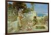 Children by the Mediterranean-William Stephen Coleman-Framed Giclee Print