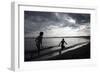 Children by the Sea-Felipe Rodríguez-Framed Photographic Print