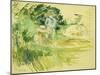 Children by the Side of a Lake-Berthe Morisot-Mounted Giclee Print