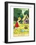 Children Camping-null-Framed Art Print