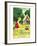 Children Camping-null-Framed Art Print