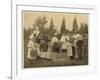 Children Carrying their Pecks of Cranberries to the Bushel Man at Theodore Budd's Bog-Lewis Wickes Hine-Framed Photographic Print