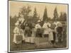 Children Carrying their Pecks of Cranberries to the Bushel Man at Theodore Budd's Bog-Lewis Wickes Hine-Mounted Photographic Print