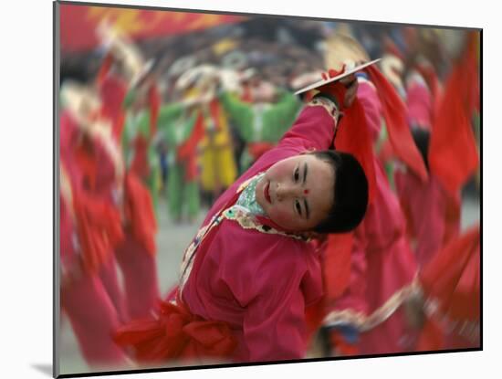 Children Celebrating Chinese New Year, Beijing, China-Keren Su-Mounted Photographic Print