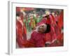 Children Celebrating Chinese New Year, Beijing, China-Keren Su-Framed Photographic Print