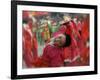 Children Celebrating Chinese New Year, Beijing, China-Keren Su-Framed Photographic Print