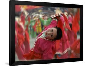 Children Celebrating Chinese New Year, Beijing, China-Keren Su-Framed Photographic Print