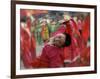 Children Celebrating Chinese New Year, Beijing, China-Keren Su-Framed Photographic Print