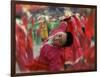 Children Celebrating Chinese New Year, Beijing, China-Keren Su-Framed Photographic Print