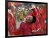 Children Celebrating Chinese New Year, Beijing, China-Keren Su-Framed Photographic Print