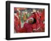 Children Celebrating Chinese New Year, Beijing, China-Keren Su-Framed Photographic Print