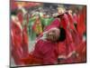 Children Celebrating Chinese New Year, Beijing, China-Keren Su-Mounted Photographic Print