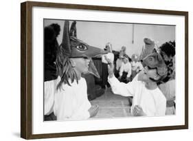 Children Chorus, Aldeburgh Festival, Suffolk, England, June 1958-Mark Kauffman-Framed Photographic Print