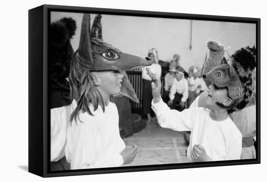 Children Chorus, Aldeburgh Festival, Suffolk, England, June 1958-Mark Kauffman-Framed Stretched Canvas