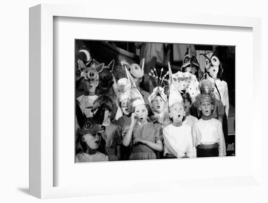 Children Chorus, Aldeburgh Festival, Suffolk, England, June 1959-Mark Kauffman-Framed Photographic Print