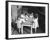 Children Clean Teeth-null-Framed Photographic Print