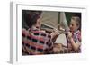 Children Cleaning a Model Ship-William P. Gottlieb-Framed Photographic Print