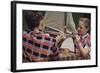 Children Cleaning a Model Ship-William P. Gottlieb-Framed Photographic Print