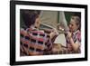 Children Cleaning a Model Ship-William P. Gottlieb-Framed Photographic Print