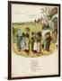 Children Coming Out of School-Kate Greenaway-Framed Art Print