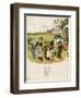 Children Coming Out of School-Kate Greenaway-Framed Art Print