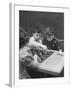 Children Considered Geniuses Playing Chess-Nina Leen-Framed Photographic Print