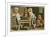 Children Cooking-null-Framed Giclee Print