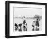 Children Crabbing on the Seashore-null-Framed Photographic Print