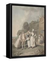 Children Dancing, 1798-George Townley Stubbs-Framed Stretched Canvas