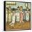 Children Dancing at a Party-Kate Greenaway-Framed Stretched Canvas