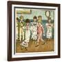 Children Dancing at a Party-Kate Greenaway-Framed Art Print