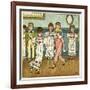 Children Dancing at a Party-Kate Greenaway-Framed Art Print