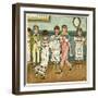 Children Dancing at a Party-Kate Greenaway-Framed Art Print