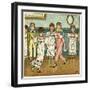 Children Dancing at a Party-Kate Greenaway-Framed Art Print