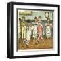 Children Dancing at a Party-Kate Greenaway-Framed Art Print