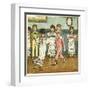 Children Dancing at a Party-Kate Greenaway-Framed Art Print