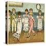 Children Dancing at a Party-Kate Greenaway-Stretched Canvas