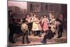 Children Dancing in the Street, 1894-John George Brown-Mounted Giclee Print