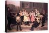 Children Dancing in the Street, 1894-John George Brown-Stretched Canvas